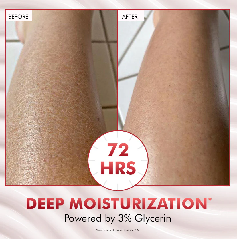 11% AHA BHA Strawberry Body Lotion for Skin Smoothening - Image 5