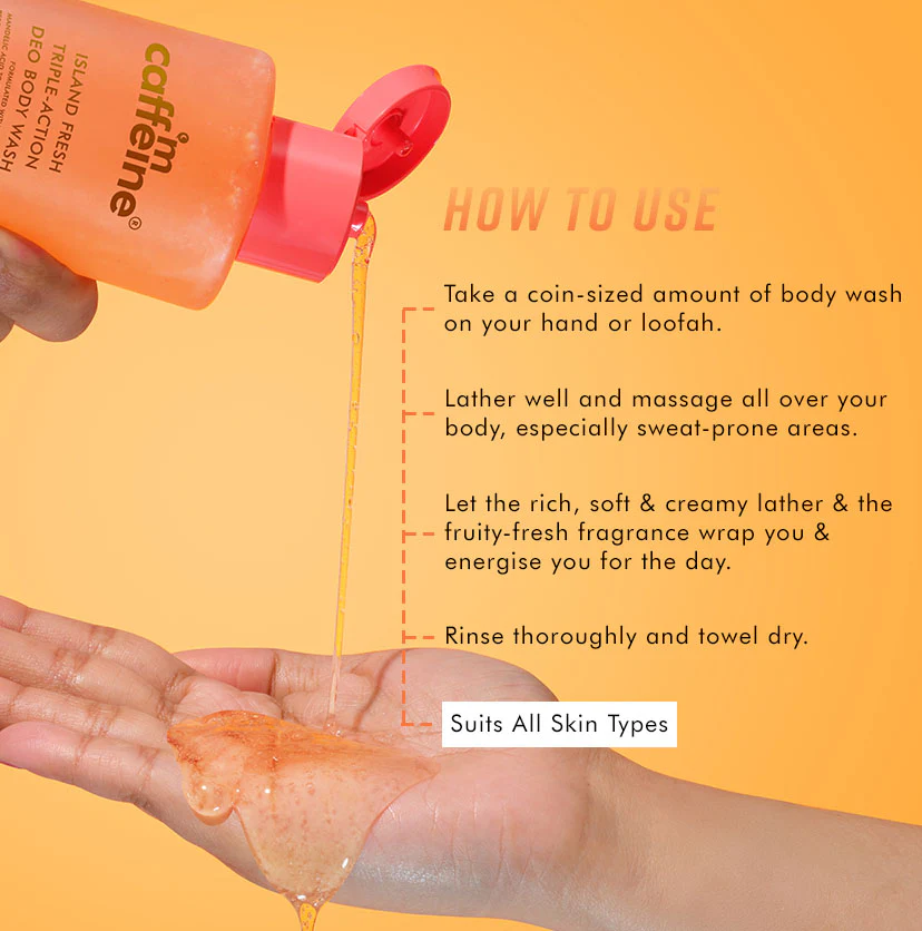 Island Fresh Triple Action Deo Body Wash - Image 7